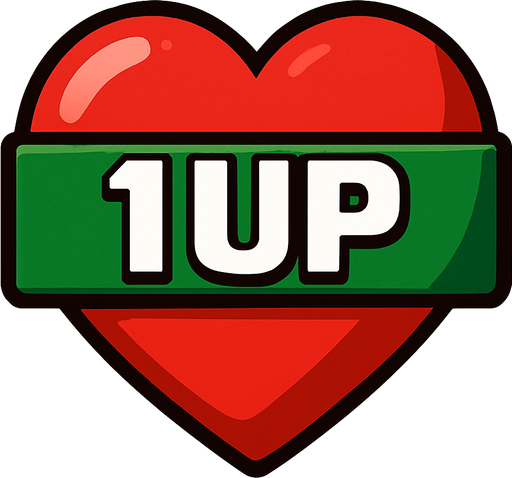 Vida extra, algo realista.
In-Game asset.  2d.  High contrast.  No shadows