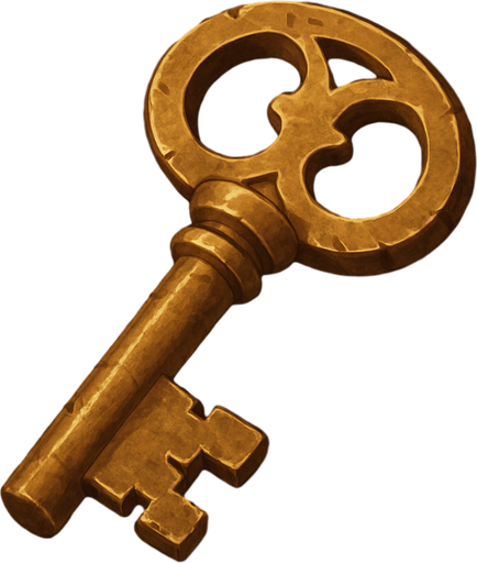Old golden key.
In-Game asset