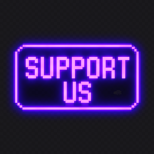 Write SUPPORT US instead of SETTINGS.