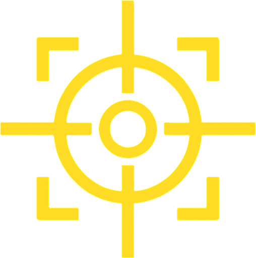 Прицел пак. Желтого цвета
In-Game asset.  2d.  High contrast.  No shadows