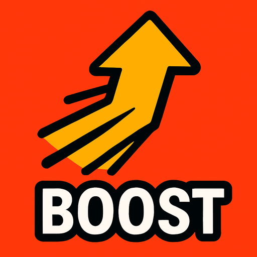 i need general boost img.
In-Game asset.  2d.  High contrast.  No shadows