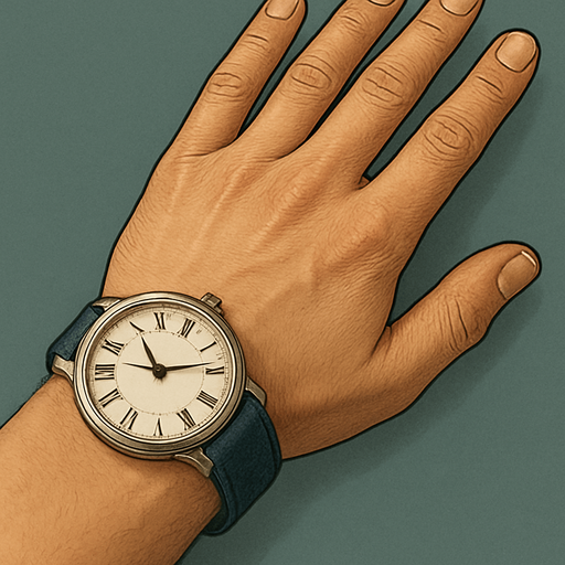 quiero el reloj mas detallado y en un etilo mas realista