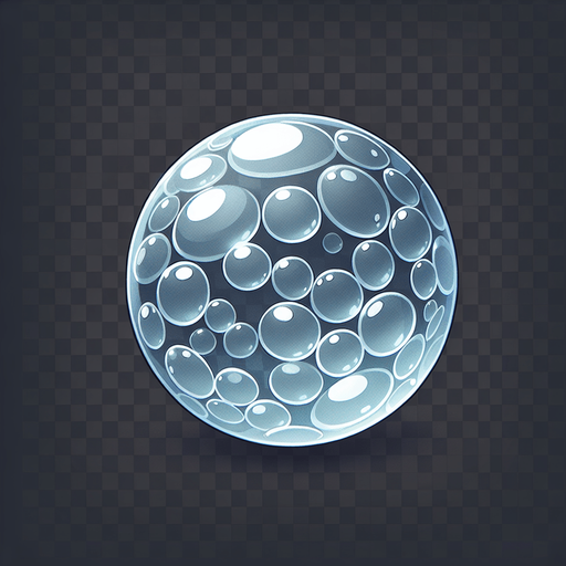 Bubble wrap bubble.
Single Game Texture.  In-Game asset.  2d.  Blank background.  High contrast.  No shadows