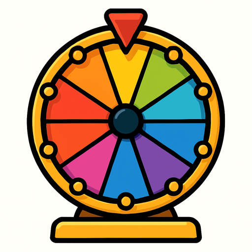 Fun çark.
In-Game asset.  2d.  High contrast.  No shadows