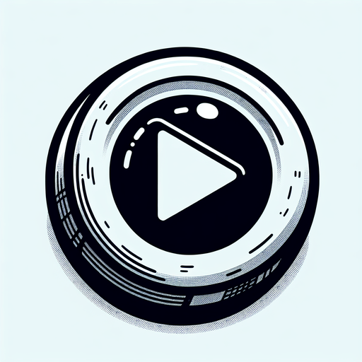 a large round playbutton
Single Game Texture. In-Game asset. 2d. Blank background. High contrast. No shadows.
