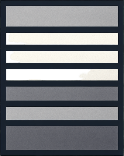 2 simple large plain horizontal gray stripes..