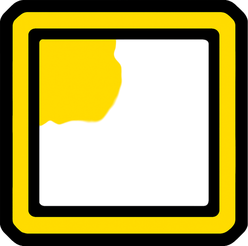 yellow square
without other colors.
In-Game asset.  2d.  High contrast.  No shadows
