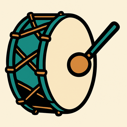 Davul.
In-Game asset.  2d.  High contrast.  No shadows