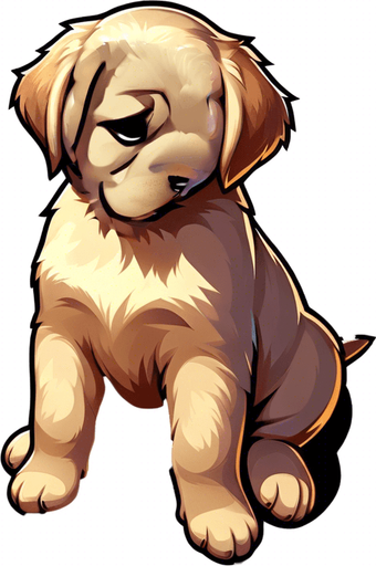 sad crying puppy