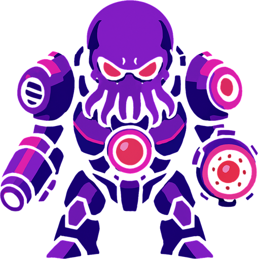 Boss espacial.
In-Game asset.  2d.  High contrast.  No shadows