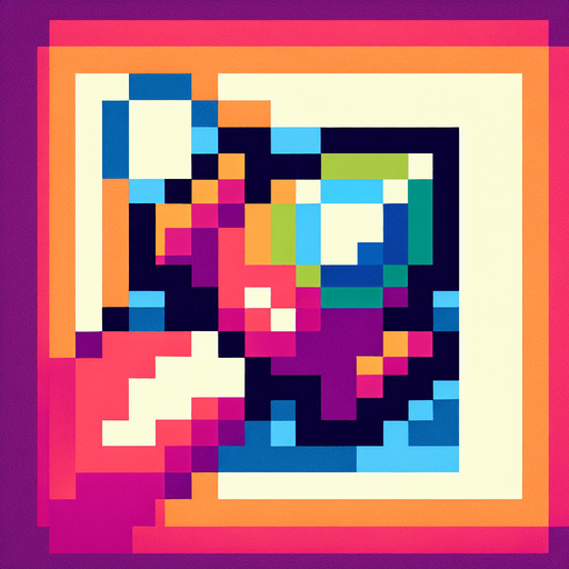 Spaceship with 1 cannon facing upwards.
Single Game Texture. In-Game asset. 2d. Blank background. High contrast. No shadows. Pixelated.