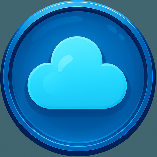 Açık mavi yap içerisine bulut koy bulut da aynı renk olsun