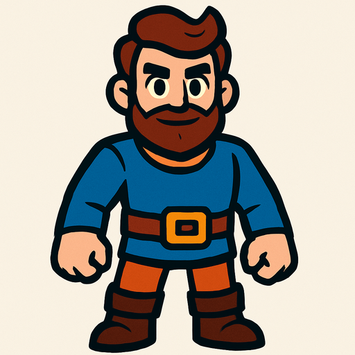 Karekter insan.
In-Game asset.  2d.  High contrast.  No shadows