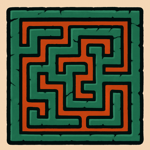 Labirent duvarı.
In-Game asset.  2d.  High contrast.  No shadows