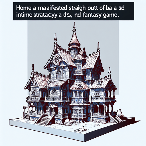 A home in a RTS and fantasy style.
Single Game Texture. In-Game asset. 2d. Blank background. High contrast. No shadows.