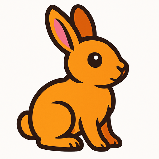 conejo.
In-Game asset.  2d.  High contrast.  No shadows