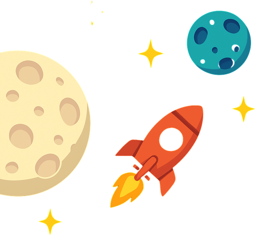 low gravity background background fro 2d game.
In-Game asset.  2d.  High contrast.  No shadows