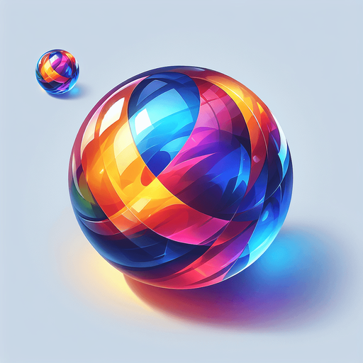 COLORED GLASS MARBLE.
Single Game Texture. In-Game asset. 2d. Blank background. High contrast. No shadows.