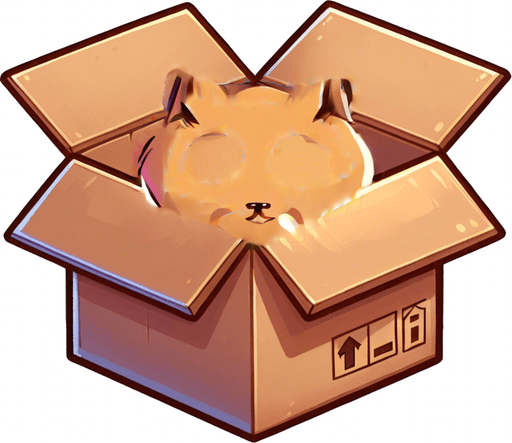 Detail the head and ears of a cute chibi ginger cat looking into the camera. Cheeky, happy.