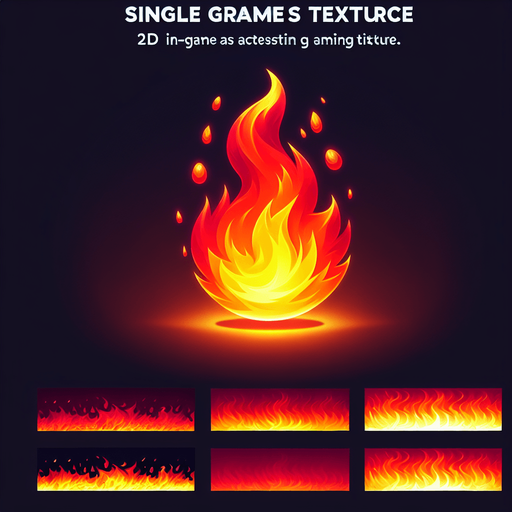 Fire partical trail.
Single Game Texture. In-Game asset. 2d. Blank background. No shadows.