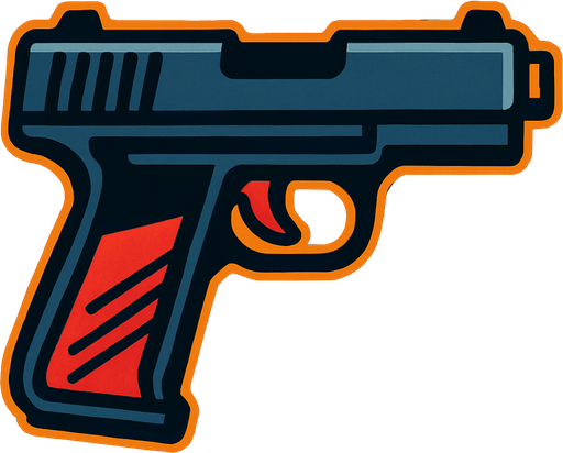 silah.
In-Game asset.  2d.  High contrast.  No shadows
