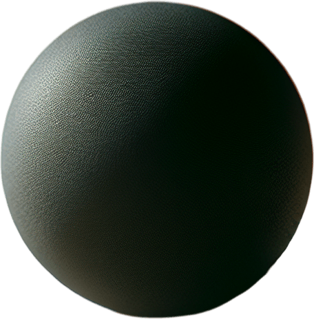 Black Squash ball.