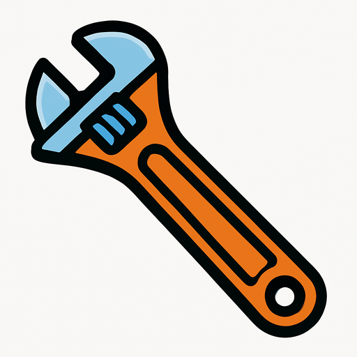 LLAVE INGLESA.
In-Game asset.  2d.  High contrast.  No shadows