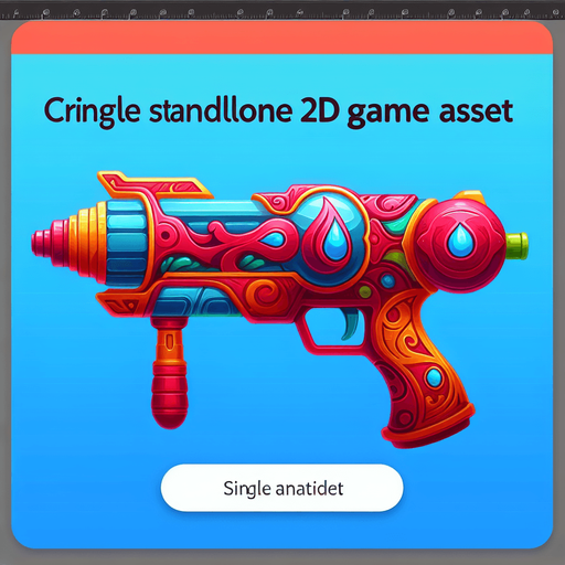 watergun
Single Game Texture. In-Game asset. 2d. Blank background. High contrast. No shadows.