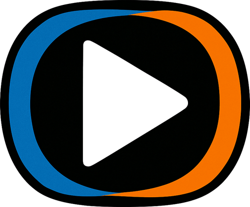 Play button for portal video game.
In-Game asset.  2d.  High contrast.  No shadows