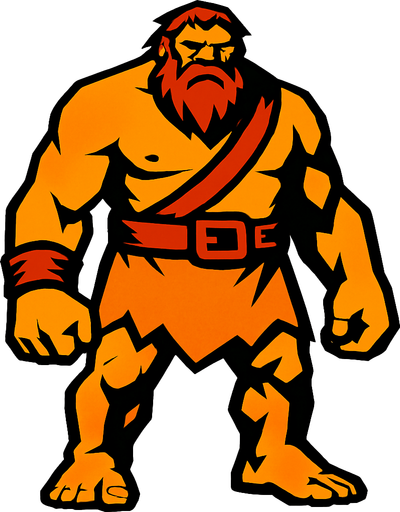 giant.
In-Game asset.  2d.  High contrast.  No shadows