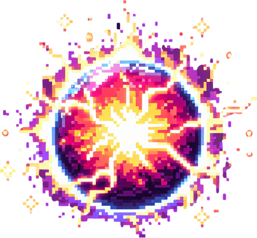 magic energy ball in 16 bit pixel art style. It should have a glow effect so it feels like a powerful magic spell.
Single Game Texture.  In-Game asset.  2d.  Blank background.  High contrast.  No shadows