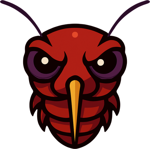 перекрасить и вместо клыко хободок как у комара смотрящий вниз