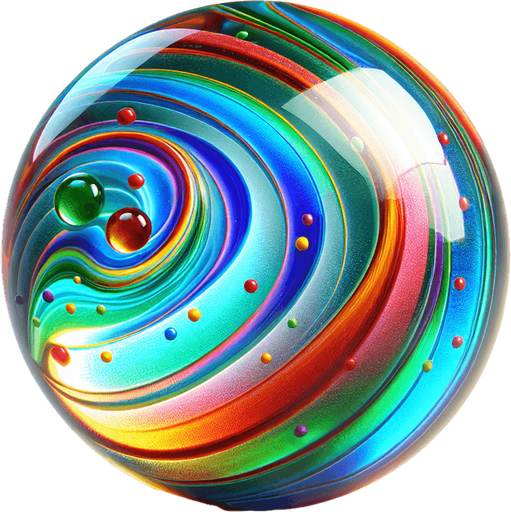 COLORED GLASS MARBLE.
Single Game Texture. In-Game asset. 2d. Blank background. High contrast. No shadows.