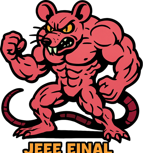 RATA MUTANTE MUSCULOZA, ESTILO CARTOON, JEFE FINAL.
In-Game asset.  2d.  High contrast.  No shadows