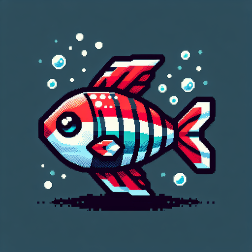 a cardinal tetra.
Single Game Texture. In-Game asset. 2d. Blank background. High contrast. No shadows.