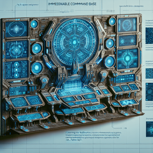 a high tech alien command base.
Single Game Texture.  In-Game asset.  2d.  Blank background.  High contrast.  No shadows