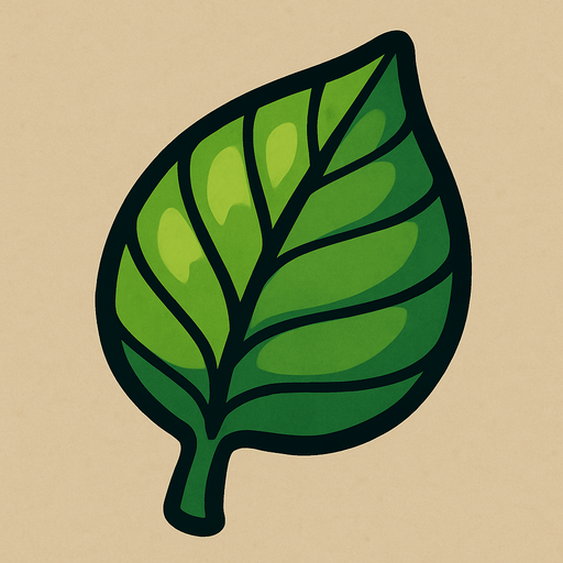 Leaf.
In-Game asset.  2d.  High contrast.  No shadows