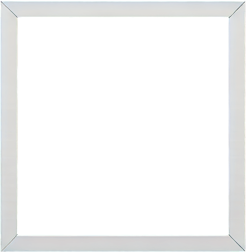 a square from a white line Top view.