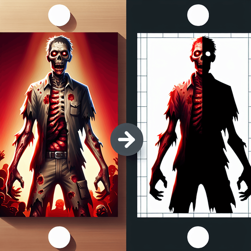 a two d zombies
\.
Single Game Texture.  In-Game asset.  2d.  Blank background.  High contrast.  No shadows