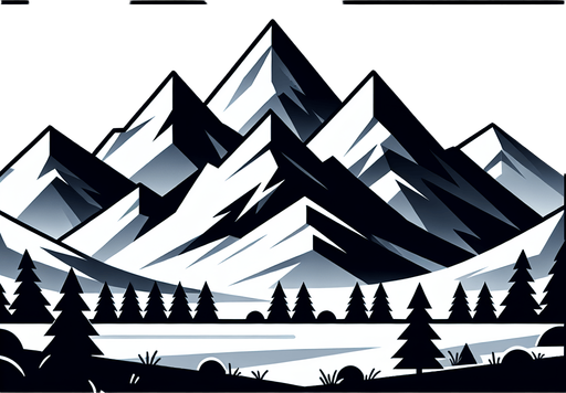 MOUNTAIN.
Single Game Texture. In-Game asset. 2d. Blank background. High contrast. No shadows.