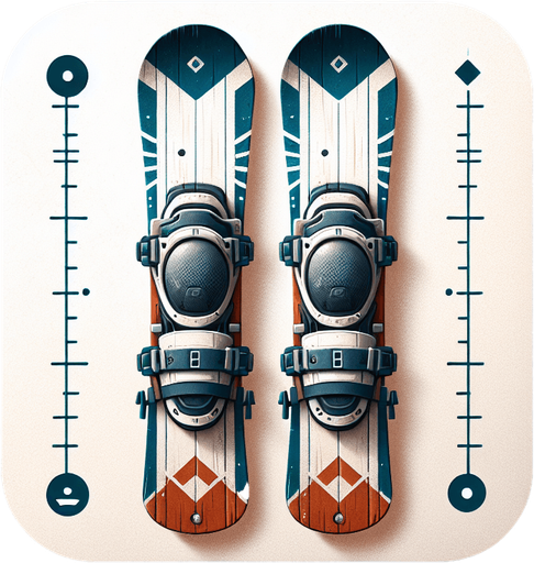 Knee board ski.
Single Game Texture.  In-Game asset.  2d.  Blank background.  High contrast.  No shadows