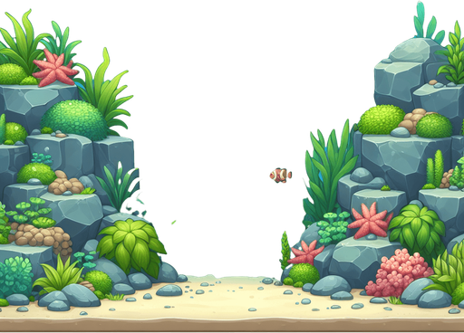 фон аквариума без рыб
Single Game Texture. In-Game asset. 2d. Blank background. High contrast. No shadows.