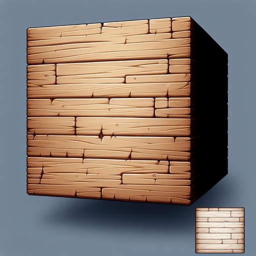 açık kahve rengi tahta çizikli.
Single Game Texture. In-Game asset. 2d. Blank background. High contrast. No shadows.