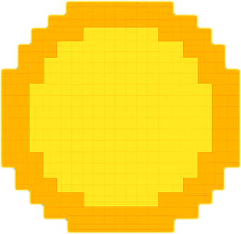 sunny sky. no cloud. pixel art..
In-Game asset.  2d.  High contrast.  No shadows