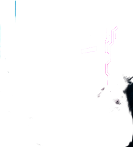 Cyberpunk forest background image large