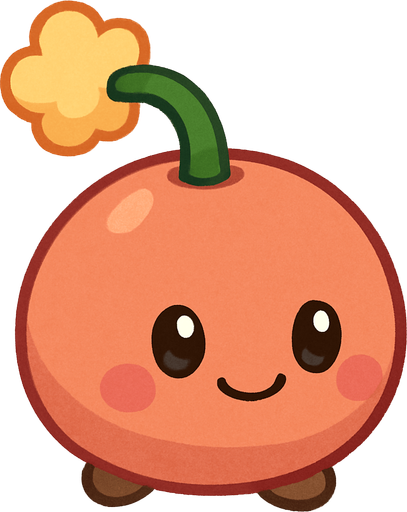 Papapum de plantas vs zombies que sea tierna.
In-Game asset.  No shadows