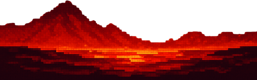 Volcanic sky, red-orange fiery clouds, lava glow effect, hot atmosphere, dramatic red gradient, 2D pixel art.
In-Game asset.  2d.  High contrast.  No shadows