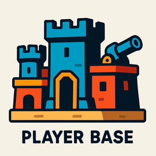 playerBase.
In-Game asset.  2d.  High contrast.  No shadows