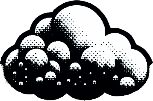 cloud.
Single Game Texture.  In-Game asset.  2d.  Blank background.  High contrast.  No shadows