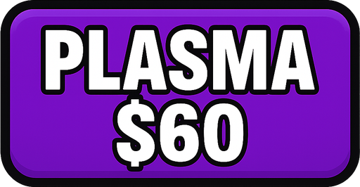 Make button purple and say Plasma $60